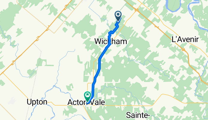 1210–1286 Rue Houle, Wickham à 764–904 Rue Boulay, Acton Vale