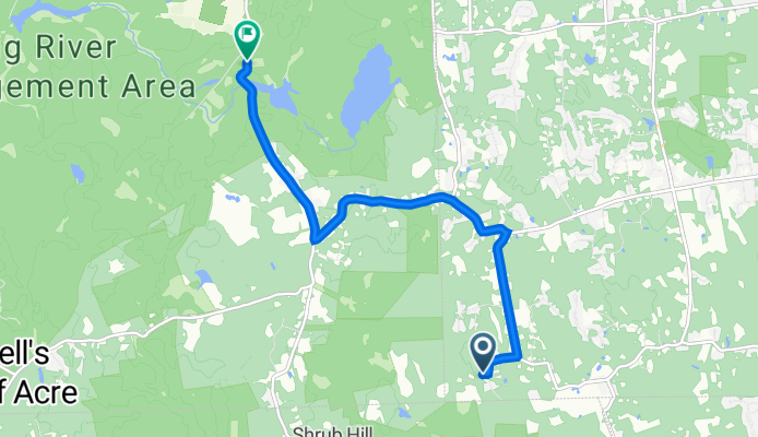 25 Taggart Ct, East Greenwich to 379–467 Hopkins Hill Rd, West Greenwich