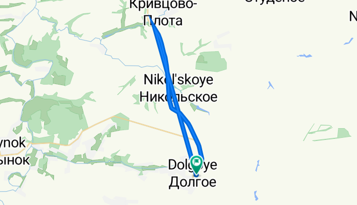 От улица Кирова 1, Долгое до улица Орджоникидзе 6А, Долгое