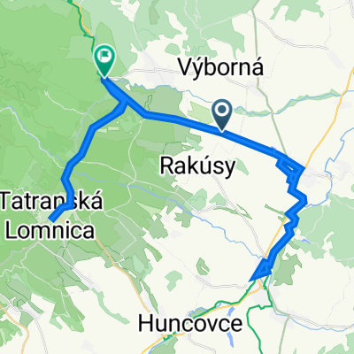 Cesta 66, Spišská Belá až Tatranská Kotlina 37, Vysoké Tatry