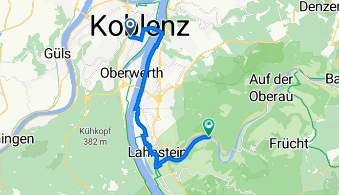 Bahnhofplatz 2, Koblenz nach Hohenrhein 79, Lahnstein