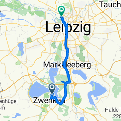 Leipziger Straße 139, Zwenkau nach Stallbaumstraße 16, Leipzig