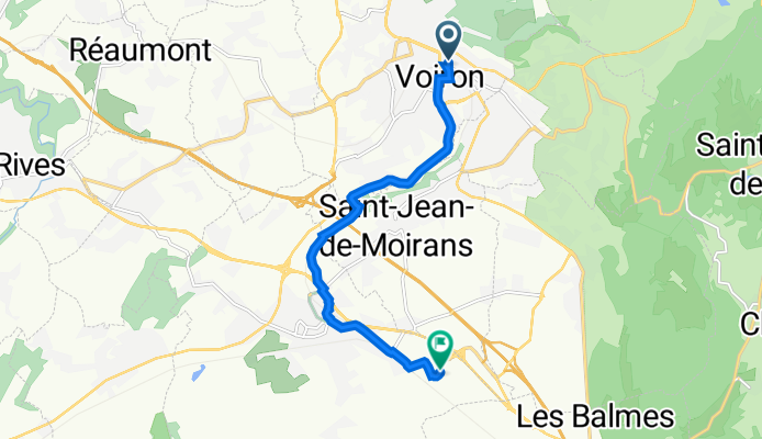 16 Rue Rose-Sage, Voiron à 137 Rue de Mayoussard, Moirans