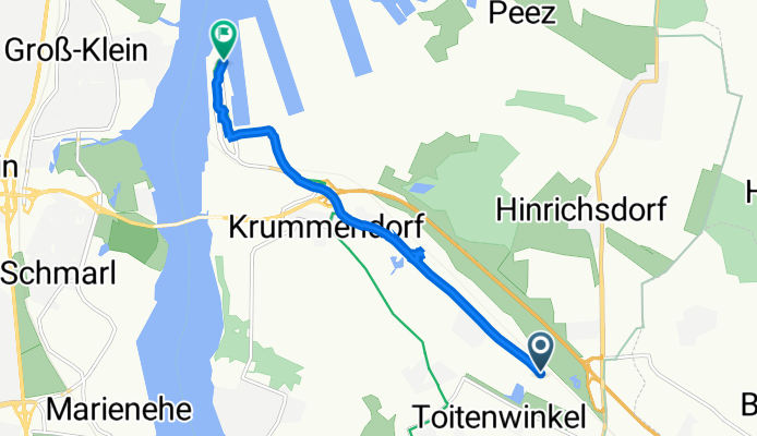 Hainbuchenring 10, Rostock nach Rostock Port