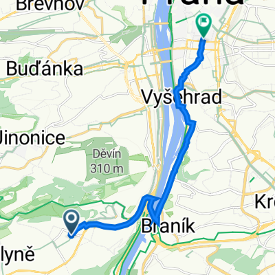 Hilmarova 979/2, Prague 5 to Štěpánská 611/14, Prague 1