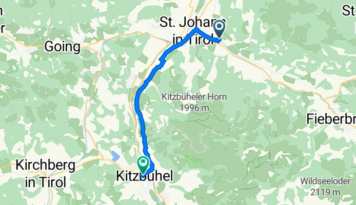 Reitham 2, St. Johann nach Vorderstadt 1–3, Kitzbühel