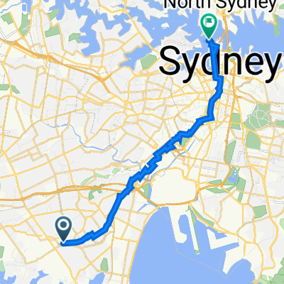 Hurstville to Barangaroo Reserve