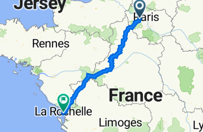 Route in der Bikemap App öffnen
