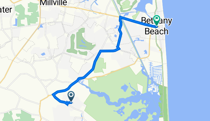 28953 Twin Ponds Ln, Frankford to 274–298 Garfield Pkwy, Bethany Beach