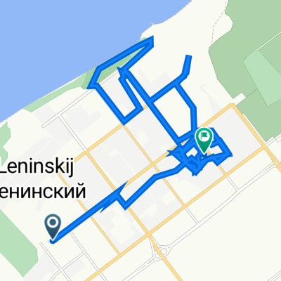 От бульвар Галушина 2, Ульяновск до проспект Академика Филатова 7, Ульяновск