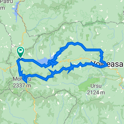 Obarsia Lotrului, Strategica partial, Voineasa, Lacul Vidra, Obarsia Lotrului, mai lunga, mai putin de urcat