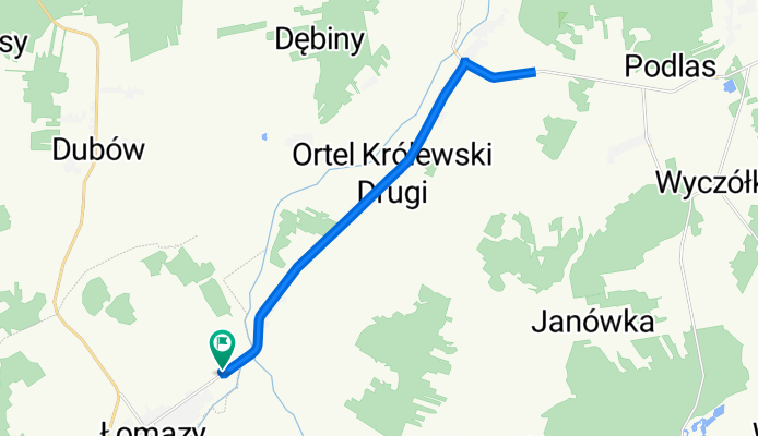 Brzeska 77, Łomazy do Brzeska 77, Łomazy