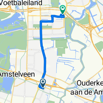 Maimonideslaan 1–220, Amstelveen to Barbara Strozzilaan 336, Amsterdam