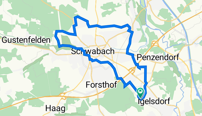 An der Maisenlach 59M, Rednitzhembach nach An der Maisenlach 59G, Rednitzhembach