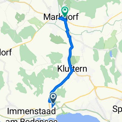 Graf-von-Soden-Straße 1, Immenstaad am Bodensee nach Garwiedenweg 1/1, Markdorf