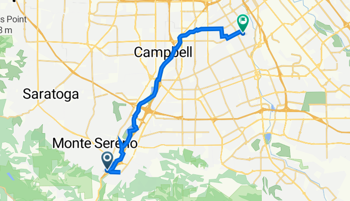 Main &amp; Santa Cruz, Los Gatos to Harmil Way 1793, San Jose