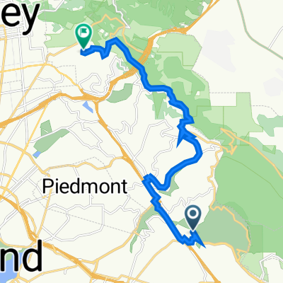 Sanborn Drive 3547, Oakland to Dartmouth Drive 25, Berkeley