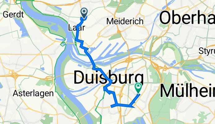Neanderstraße 12, Duisburg nach Schemkesweg 36, Duisburg