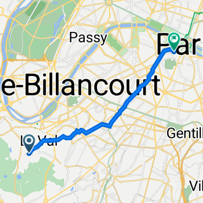 103 Rue Henri Barbusse, Meudon à 4 Carrefour de l'Odéon, Paris