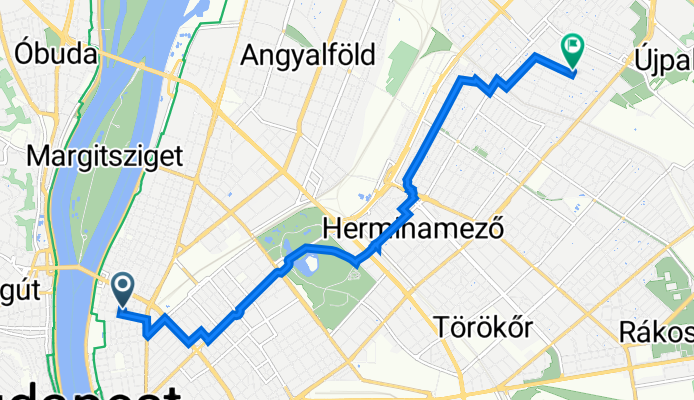 Szemere utca 15, Budapest to Pestújhelyi út 41, Budapest