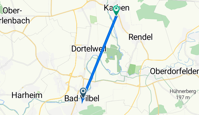 Am Felsenkeller 2, Bad Vilbel nach Erich-Kästner-Straße 18, Karben