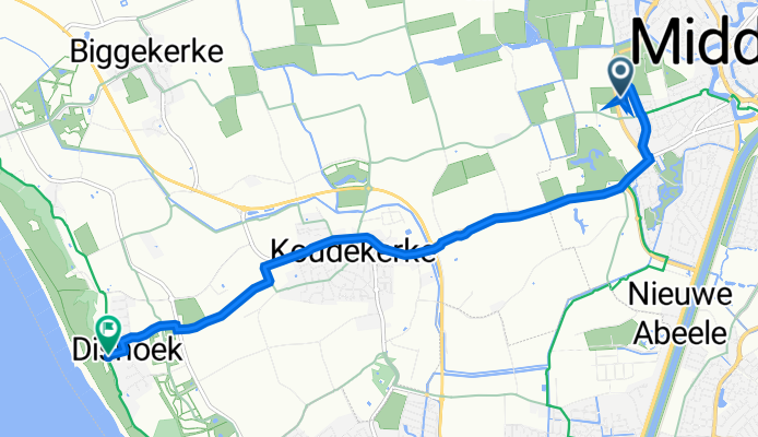 Michaelsdreef 21, Middelburg nach Strand Koudekerke, Koudekerke