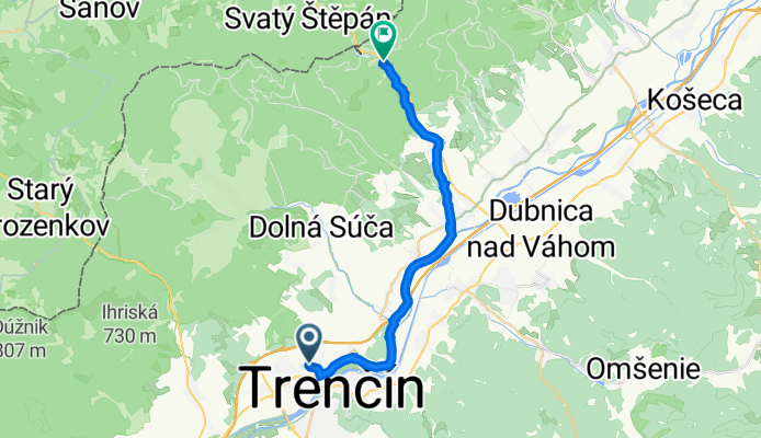 Kasárenská, Trenčín to 23GC+6G, Horné Srnie