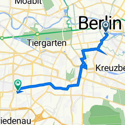 Neumannsgasse 2, Berlin nach Babelsberger Straße 4, Berlin