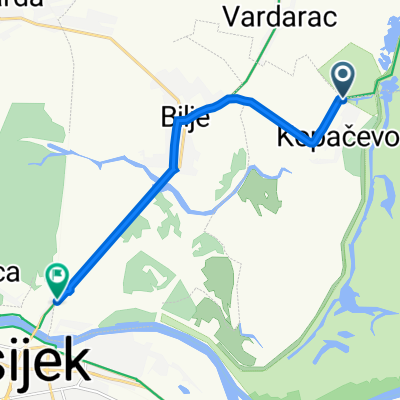 Mali Sakadaš 1, Kopačevo to Biljska cesta 59, Tvrđavica