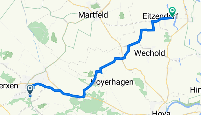 Homfelder Straße 14, Bruchhausen-Vilsen nach Hilgermissen