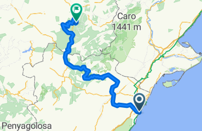 Route in der Bikemap App 枚ffnen