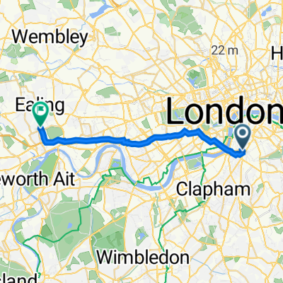 373 Kennington Road, London to Pimento Court, Olive Road, London