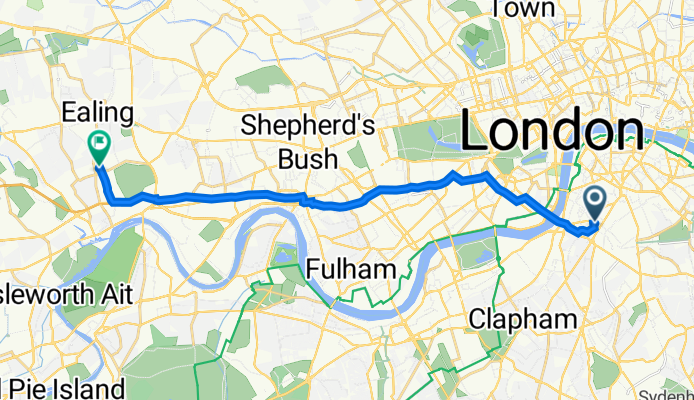 373 Kennington Road, London to Pimento Court, Olive Road, London