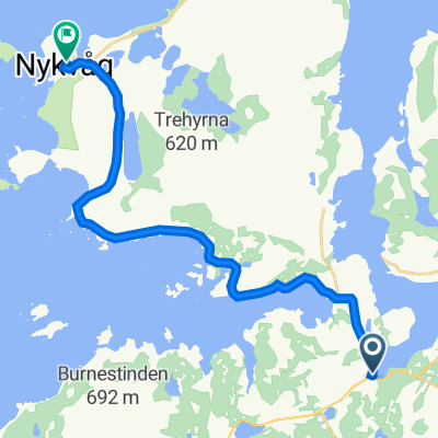 Detour to Nykvaag (one way)
