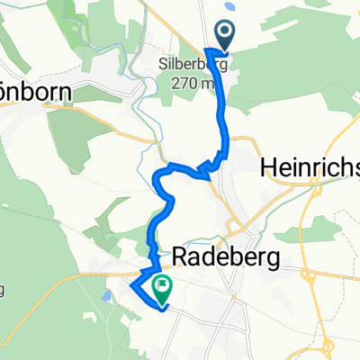 Lindenweg 25, Wachau nach Heidestraße 70, Radeberg