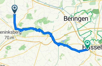 Route in der Bikemap App öffnen