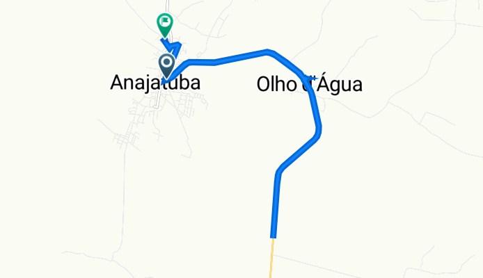 Rua da Rodagem, 36, Anajatuba a Estrada para Titara, 1–40, Anajatuba