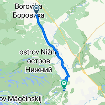 От Восточная улица, Боровиха до 2-я Полевая улица 2, Новоалтайск