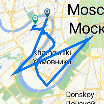 Кутузовский проспект, 2/1 с6, Москва до Кутузовский проспект, 14 с2, Москва