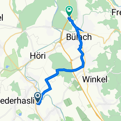 In der Pünt 8, Oberglatt ZH to Schützenmattstrasse 46, Bülach