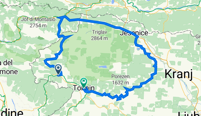 Svino 13 to Trg maršala Tita 19