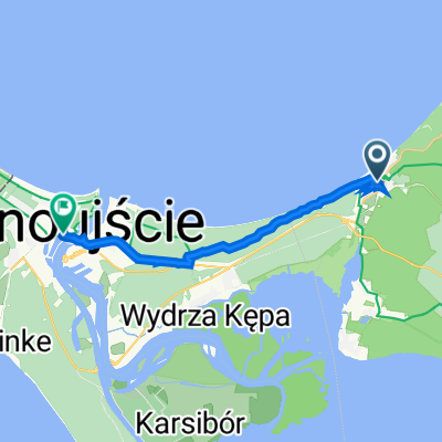 Bursztynowa 1, Misdroy nach Swinemünde