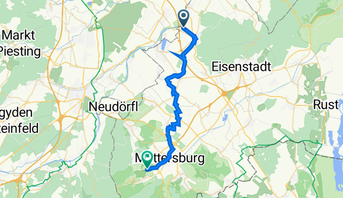 Leithaweg 2-4 nach Hochbergstraße 1, Forchtenstein