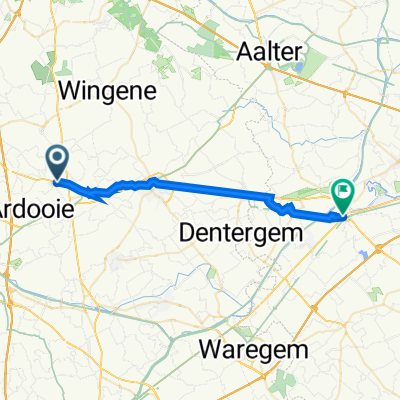 Lichterveldestraat 20, Pittem to Machelenstraat, Deinze