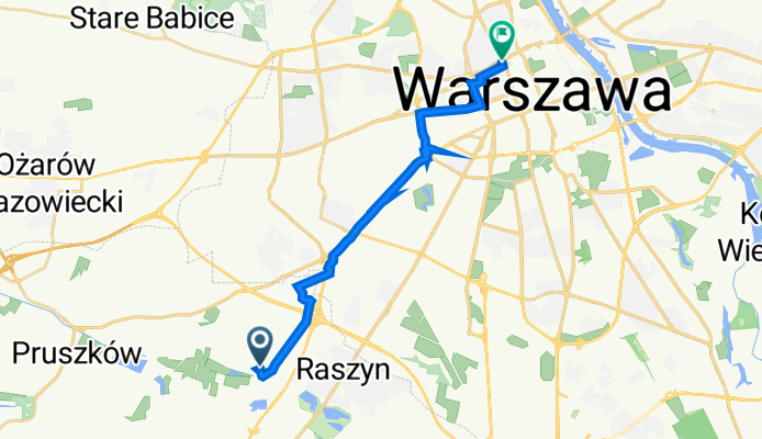 Kolejowa 35, Michałowice to aleja "Solidarności" 119, Warszawa