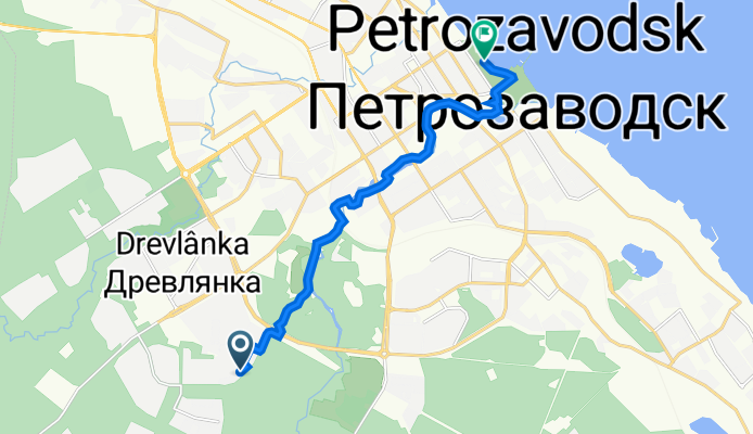 Фонтанный проезд, 30, Petrozavodsk to Onezhskaya embankment, Petrozavodsk