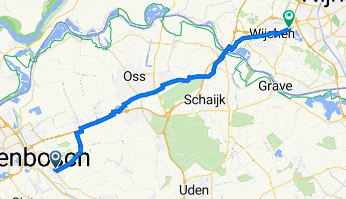 Braakven 80, Berlicum naar Nieuweweg 279D, Wijchen