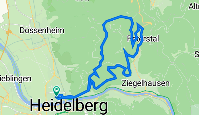 Happelstraße 5, Heidelberg nach Happelstraße 7, Heidelberg