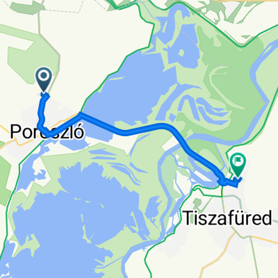 Poroszló - VasútállomásTiszafüred vasútállomás