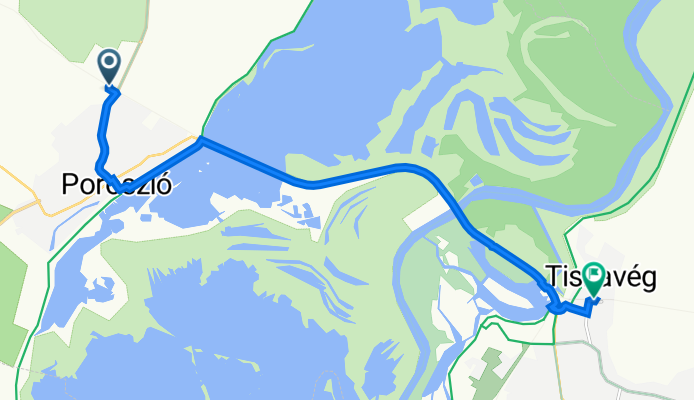 Poroszló - VasútállomásTiszafüred vasútállomás